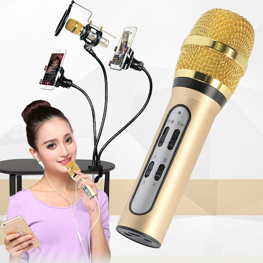 Mic Thu Âm , Mic livestream C11 , Chuyên Hát Karaoke,LIVE trên điện thoại 3 in 1 Chất âm cực đỉnh cho cả gia đình.
