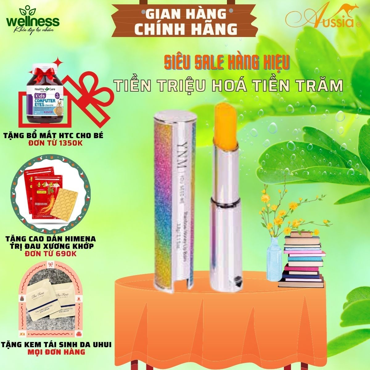 Son dưỡng môi ynm làm hồng môi hàn quốc cao cấp chính hãng nhập khẩu korean. son môi ynm với 3 tone màu thời thượng. đổi màu môi theo nhiệt độ cơ thể. giúp hồng môi tự nhiên, hết thâm môi, hết nứt môi, làm mịn môi.