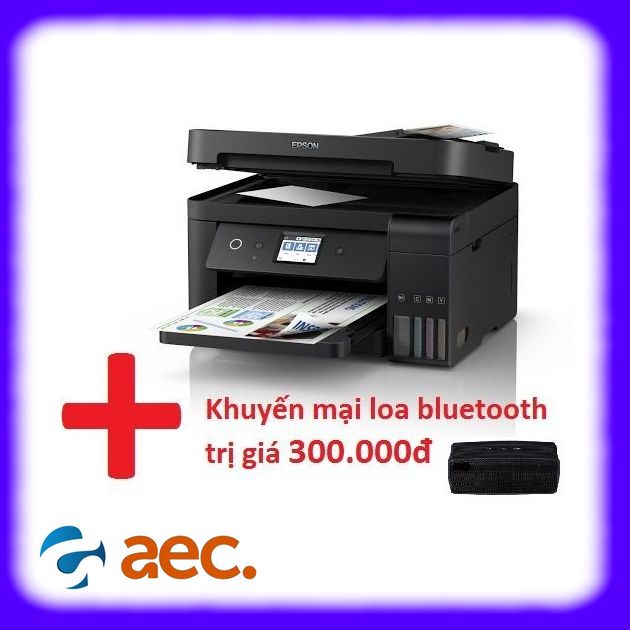 [Trả góp 0%]Máy in phun đa chức năng Epson L6190 (In Wifi A4 đảo mặt Scan Copy Photo) sử dụng mực ngoài Hàn Quốc + Khuyến mại loa Bluetooth trị giá 300k