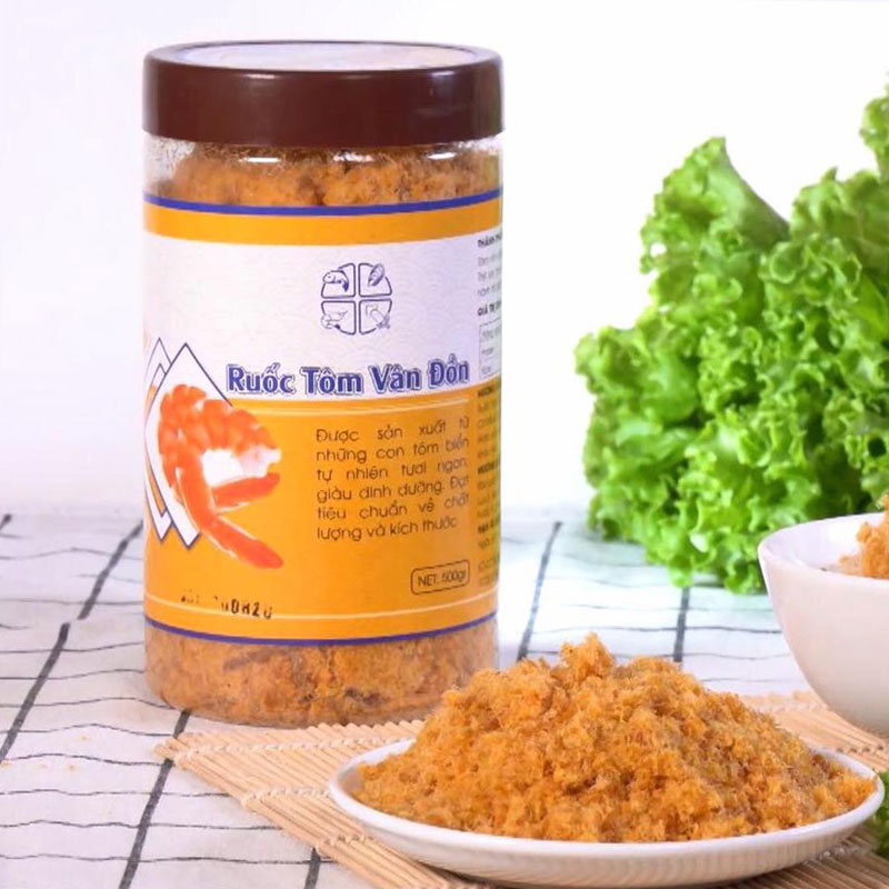 Ruốc Tôm Vân Đồn [500Gr] Hương Vị Thơm Ngon Ăn Được Nhiều Cơm Hơn, Với Xôi, Cháo Nóng, Trẻ Em Rất Thích, Kích Thích Trẻ Ăn Ngon - Tiện Lợi Với Bữa Cơm Gia Đình