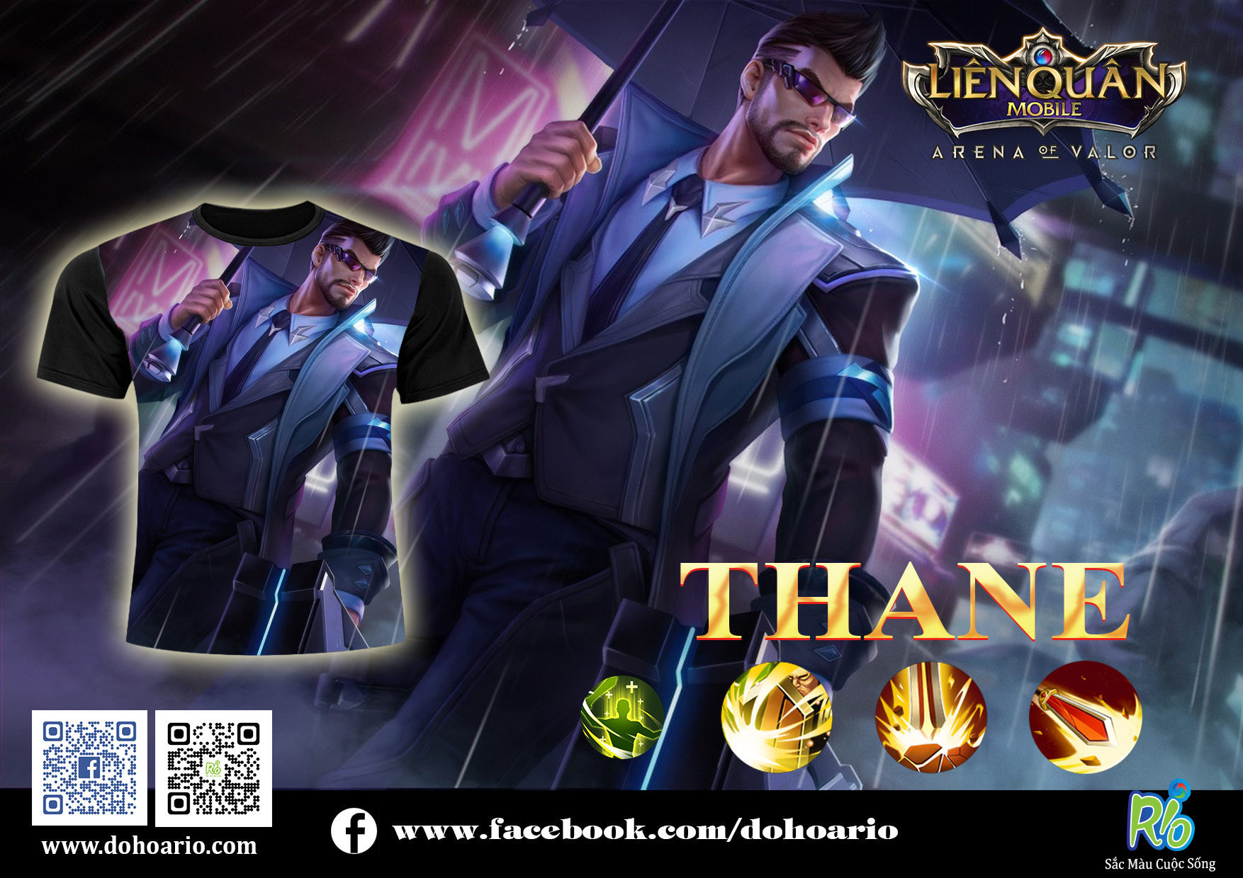 Áo thun liên quân Rio - THANE