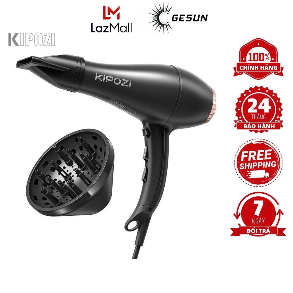 Máy sấy tóc KIPOZI 2200W hai chiều nóng lạnh tóc khô nhanh, tiếp giúp tóc bóng mượt - BH 12 tháng