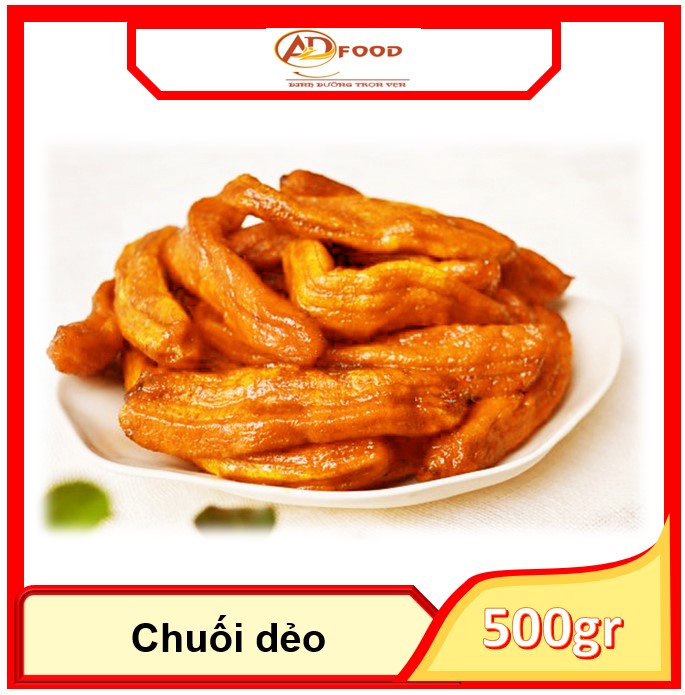 Túi 1kg chuối dẻo thơm ngọt