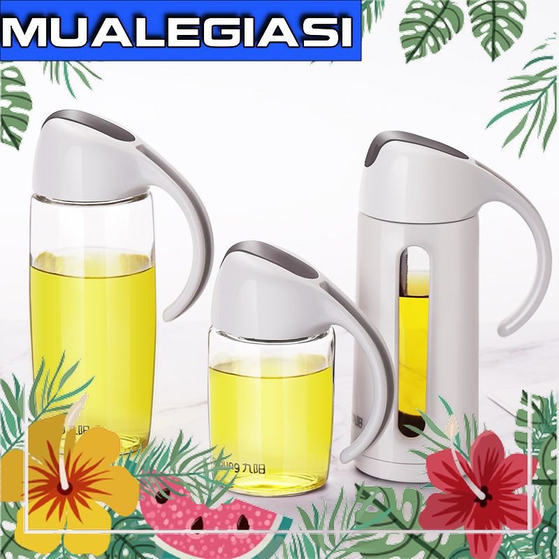Bình đựng dầu ăn nước mắm tự động mở nắp khi rót tiện lợi