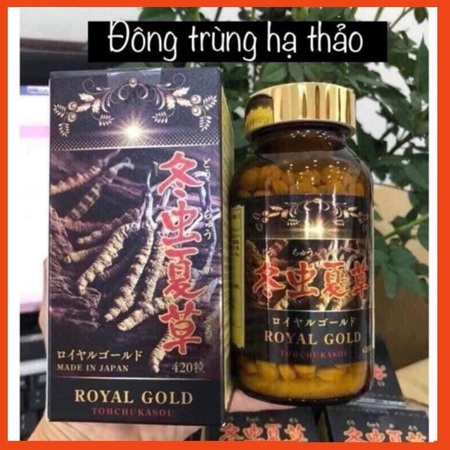 Viên uống Đông trùng hạ thảo Royal Gold Nhật Bản - Hộp 420 viên