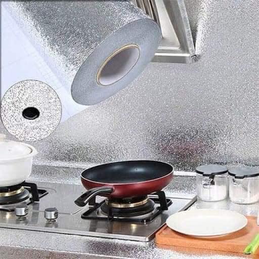Cuộn giấy bạc dán bếp giữ gìn sạch sẽ 6m