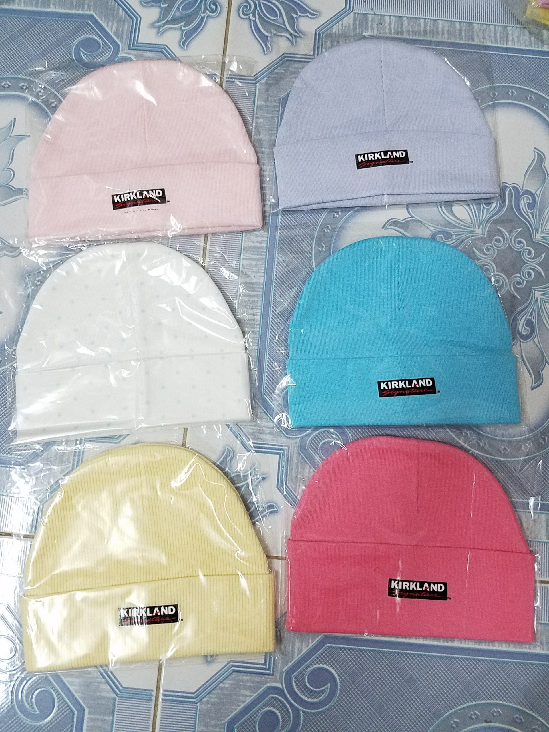 02 nón cotton cho bé từ 0 - 04 tháng tuổi