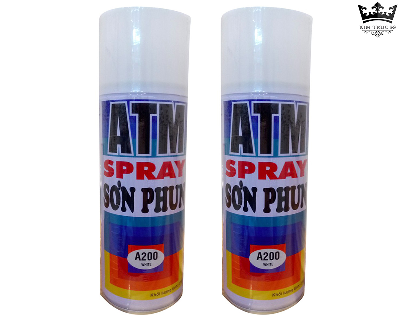[HCM]combo 2 chai sơn Xịt ATM a200 ( màu trắng )  tiện dụng  tiết kiệm