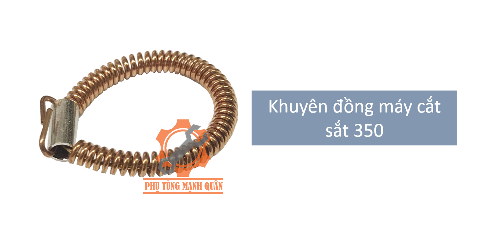 6 cái khuyên đồng - lò xo đồng lắp máy cắt sắt 350