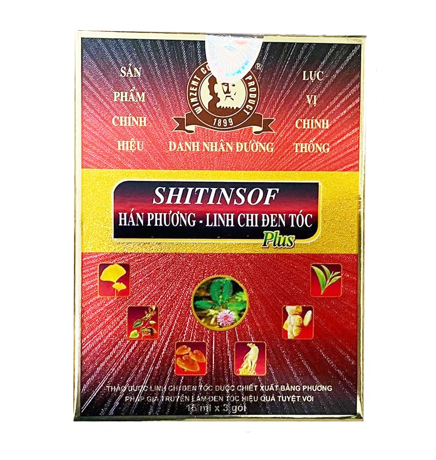 Shitinsof Hán phương Linh chi đen tóc