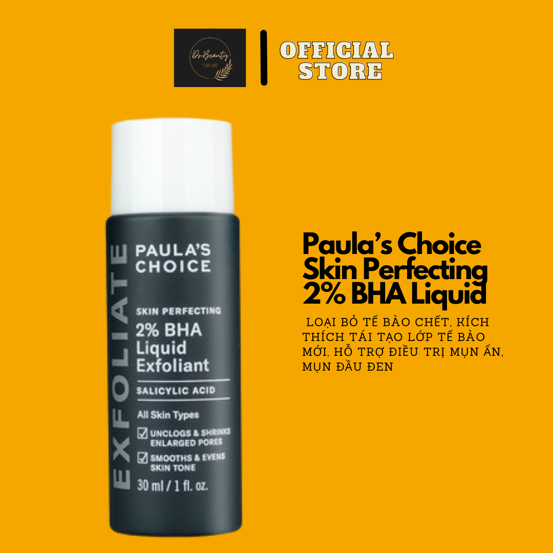 Tẩy da chết hóa học Paula’s Choice Skin Perfecting 2% BHA Liquid