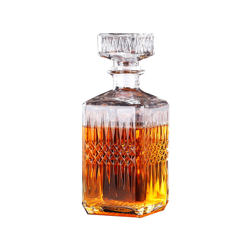 Chai thuỷ tinh vuông 850ml cao cấp đẹp