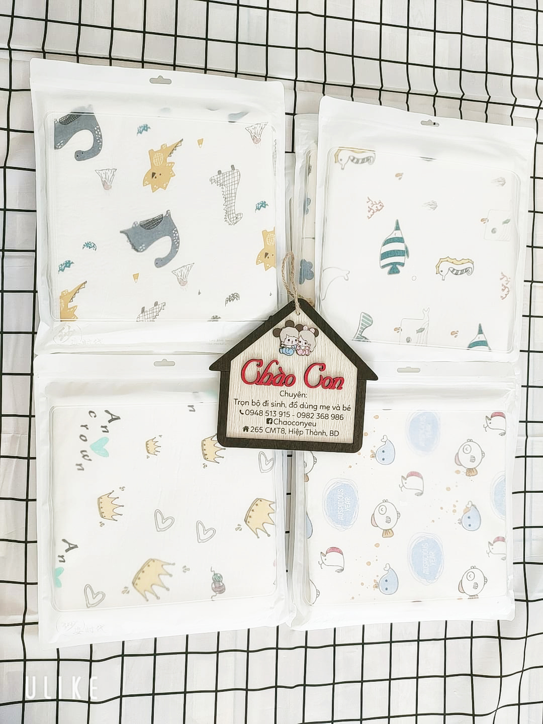Tấm Lót Chống Thấm 5 Lớp Organic Sợi Tre 50x70 cm