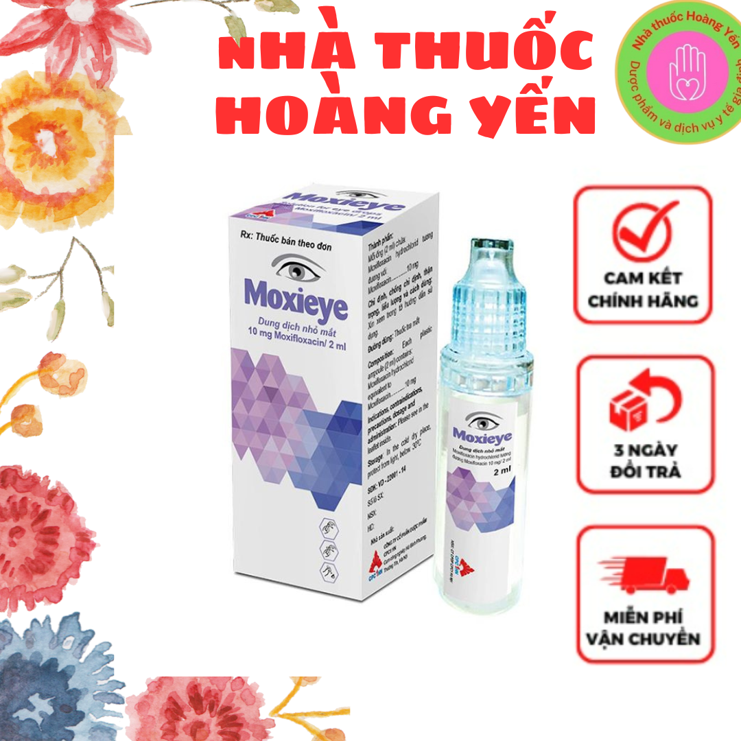 Dung dịch nhỏ mắt moxieye chai mới 10ml; hàng chính hãng