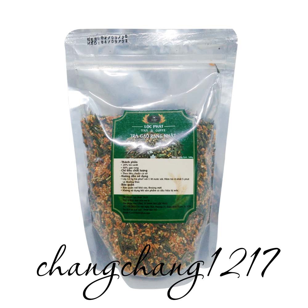 Trà Gạo Rang Nhật Lộc Phát Gói 500gr