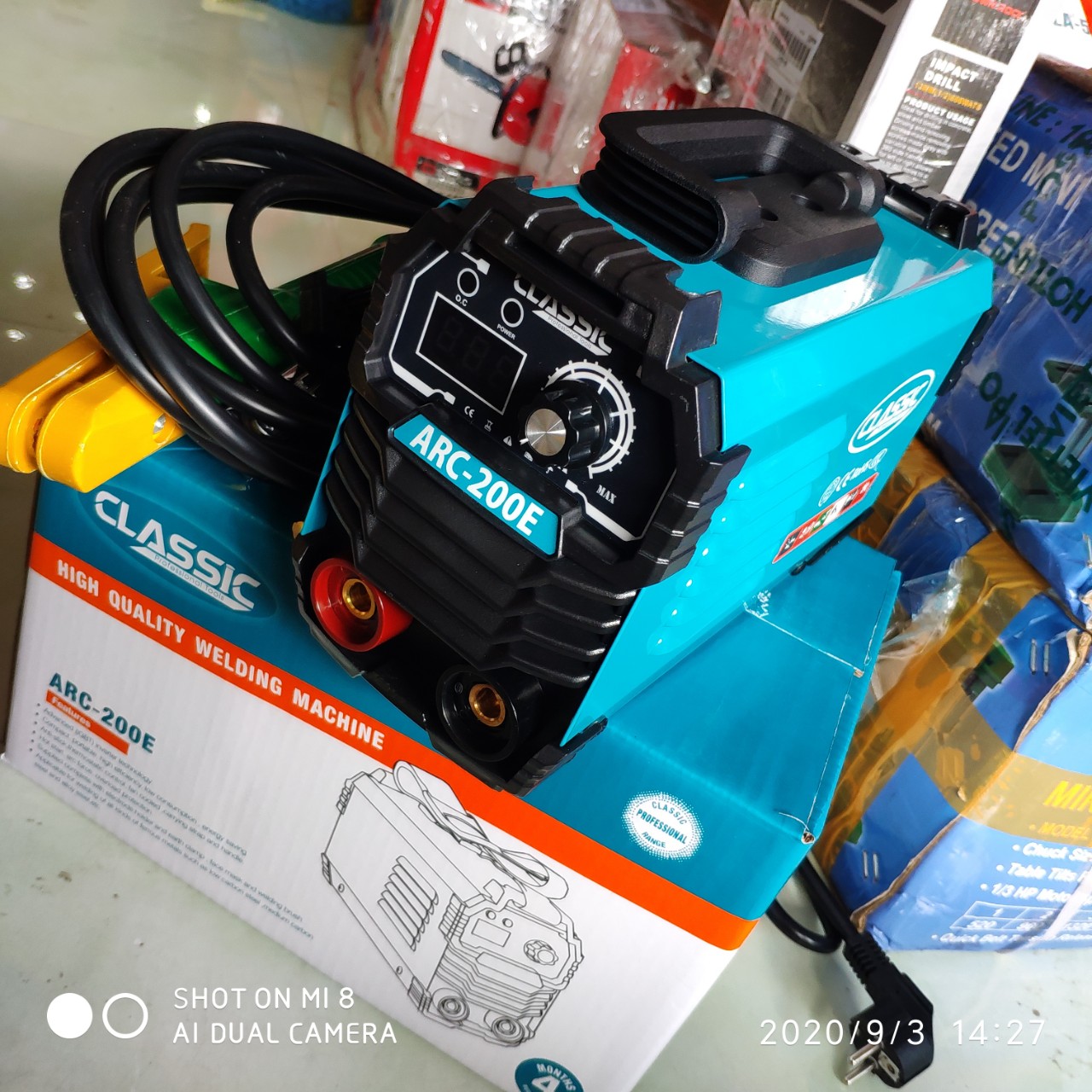 MÁY HÀN MINI 200E  CHÍNH HÃNG CLASSIC  BH 12 THÁNG