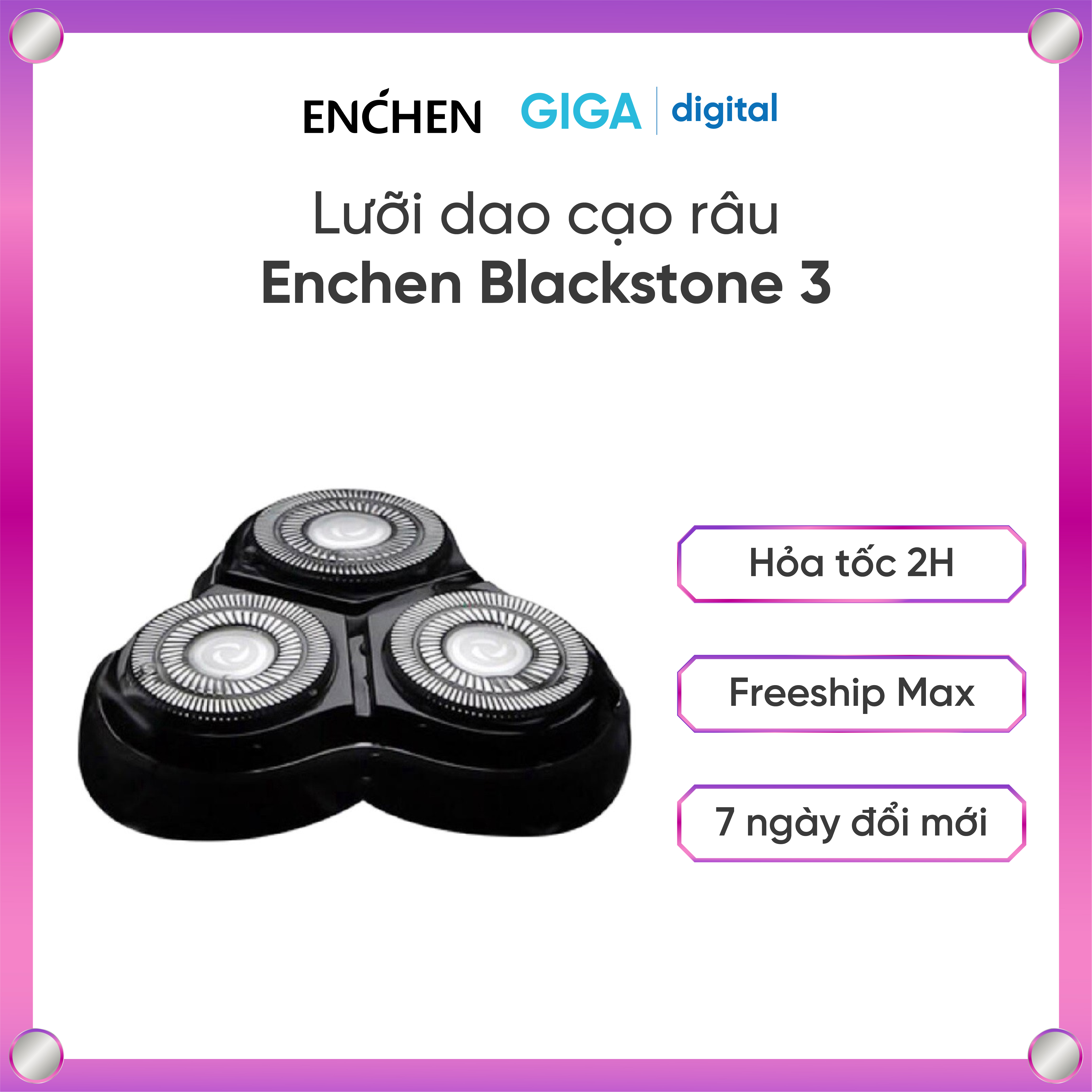 Lưỡi dao cạo râu Enchen Blackstone 3