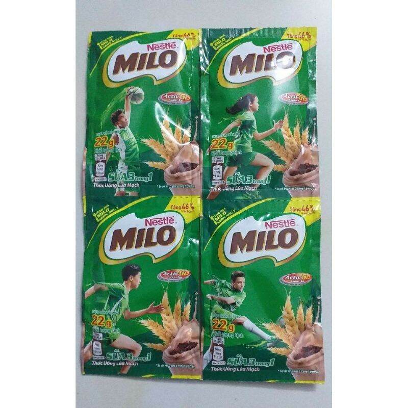 Milo bột dạng gói 22g x dây 10 gói