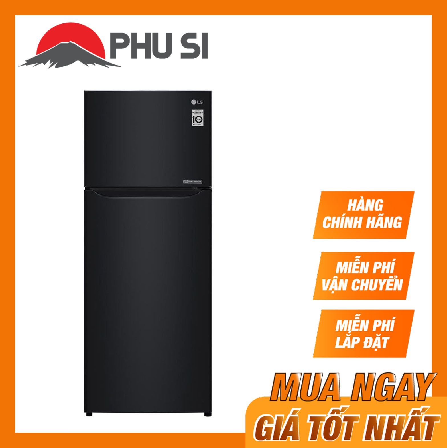 ✅tủ lạnh lg inverter 209 lít gn-b222wb
