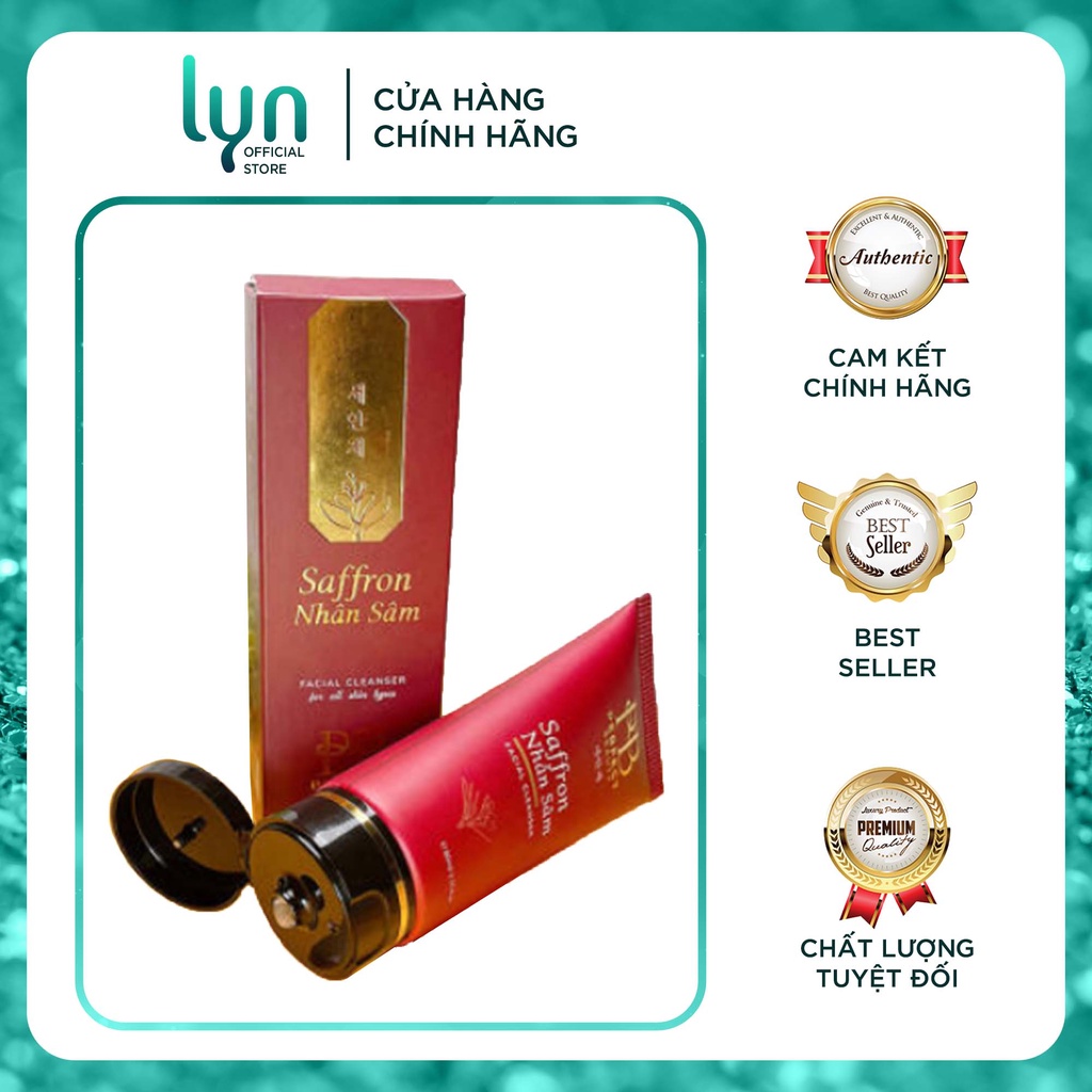 Sữa rửa mặt nhân sâm saffron PB