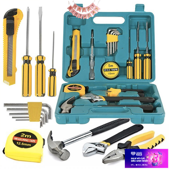 Bộ dụng cụ sửa chữa 16 món đa năng - bộ dụng cụ đa năng tiện dụng