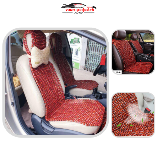 Lót Ghế ô tô Hạt Gỗ nhãn - Phụ Kiện Bao Ghế ô Tô, Đệm Lót Hạt Ghế ô Tô