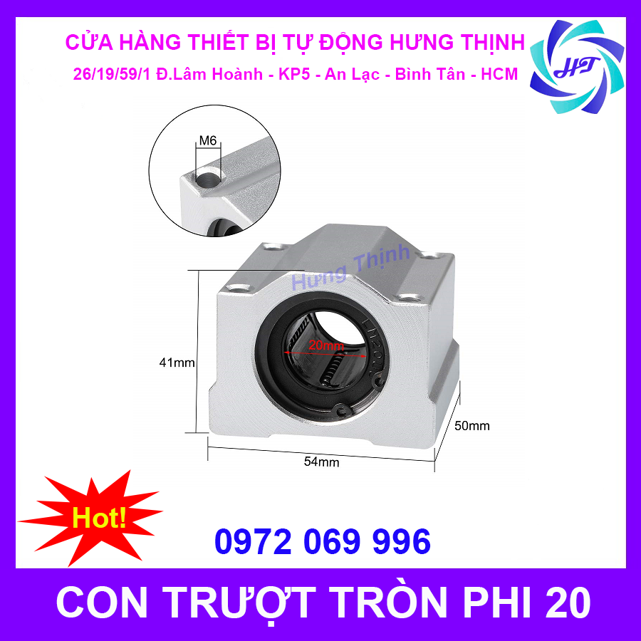 Con trượt tròn phi 20