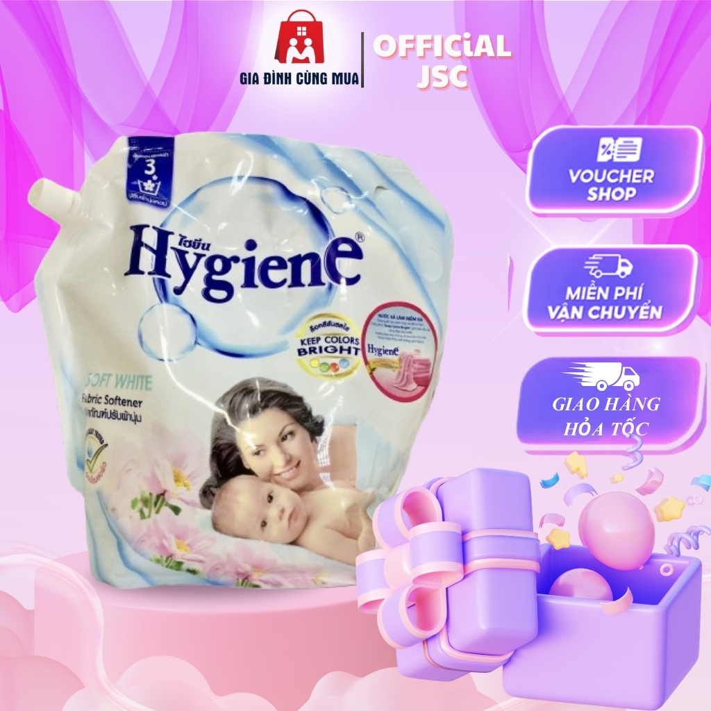 Nước xả vải Hygiene Fabric Softener Keep Colors Bright 1800ml - nhập khẩu chính ngạch, Nước Xả Vải Đậm Đặc Hygiene Fabric Softener Thái Lan !!...
