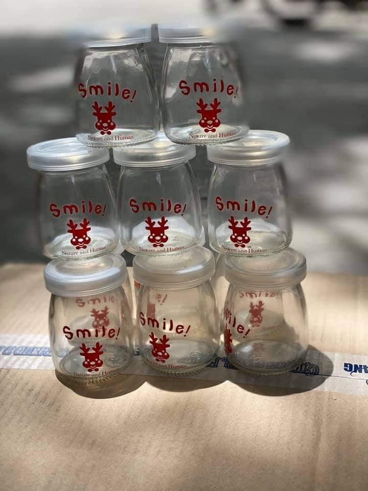 Set 12 hũ thuỷ tinh làm sữa chua