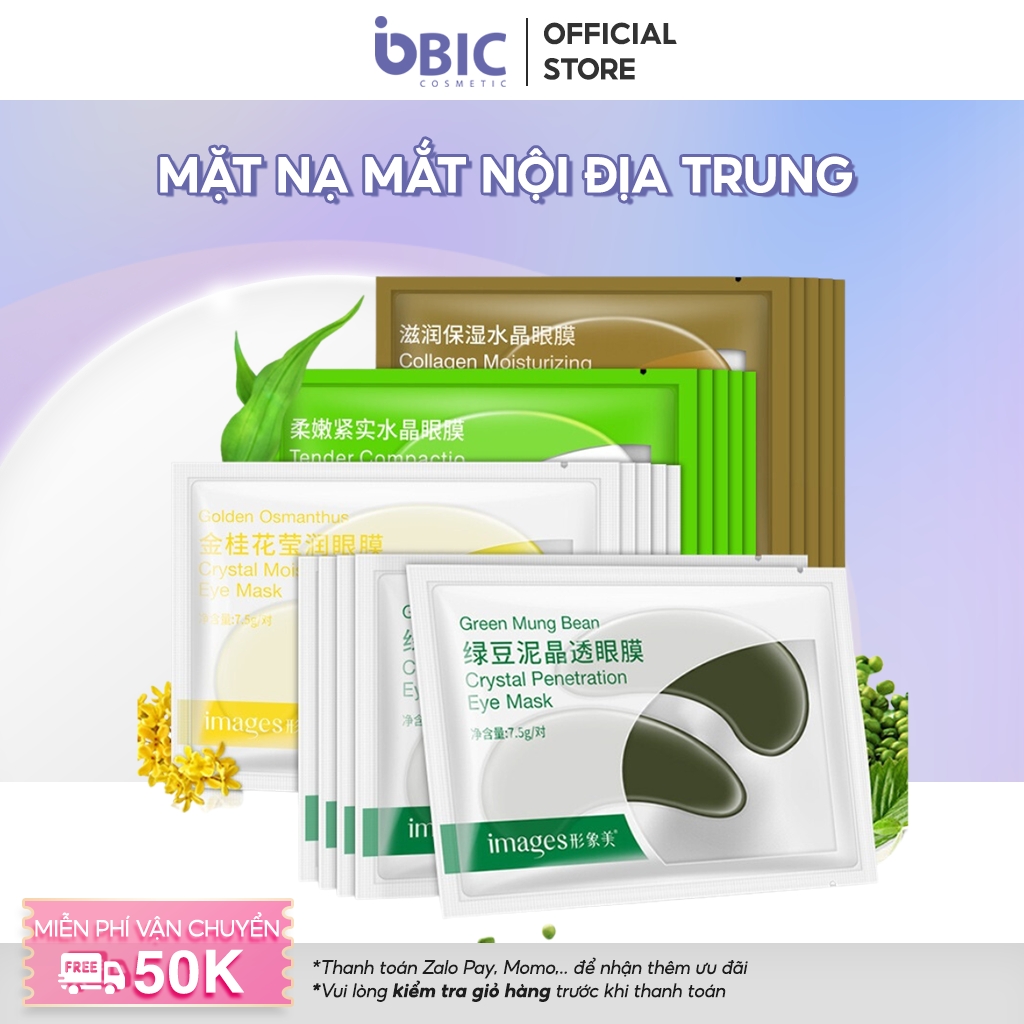 Mặt nạ dưỡng mắt Images giúp giảm quầng thâm, bọng mắt chính hãng mask mắt Chính hãng BIC Cosmetic