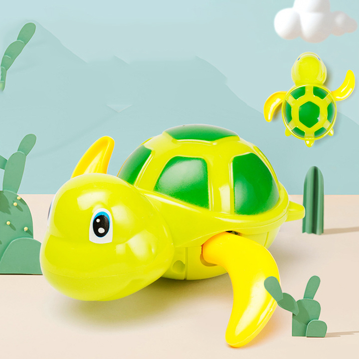 [hcm]đồ chơi nhà tắm cho bé rùa bơi vặn dây cót đáng yêu bằng nhựa nguyên sinh abs an toàn cho bé đủ màu sắc bbshine dc021 2