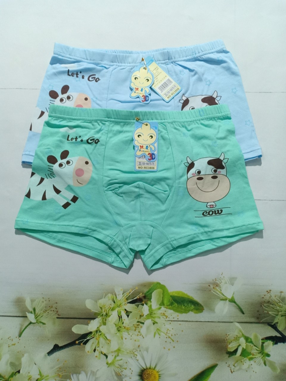 Combo 5 quần chip bé trai đẹp thun cotton 11 ký đến 30kg