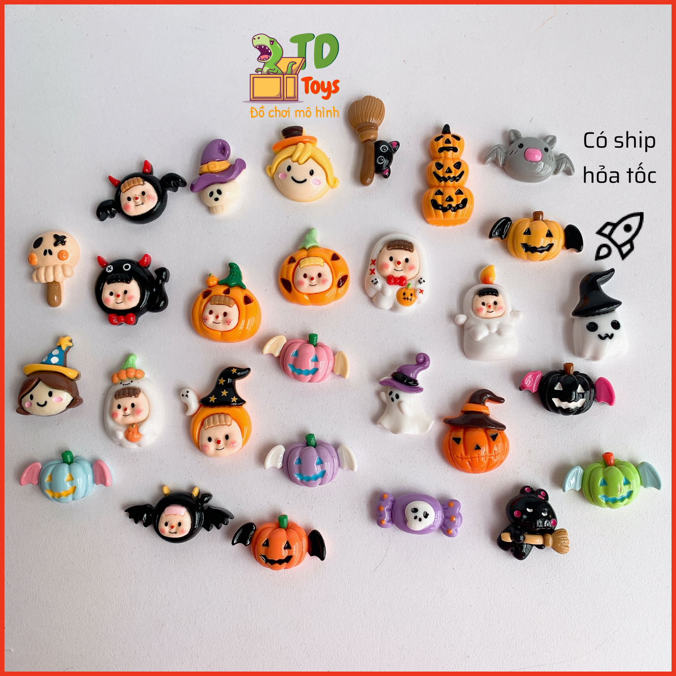 Nam châm hít dán trang trí tủ lạnh, mẫu dễ thương, chủ đề Halloween