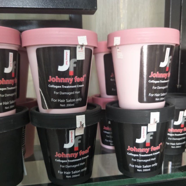 hấp dầu collagen johnny feel, hấp dầu lạnh, kem hấp dầu tại nhà