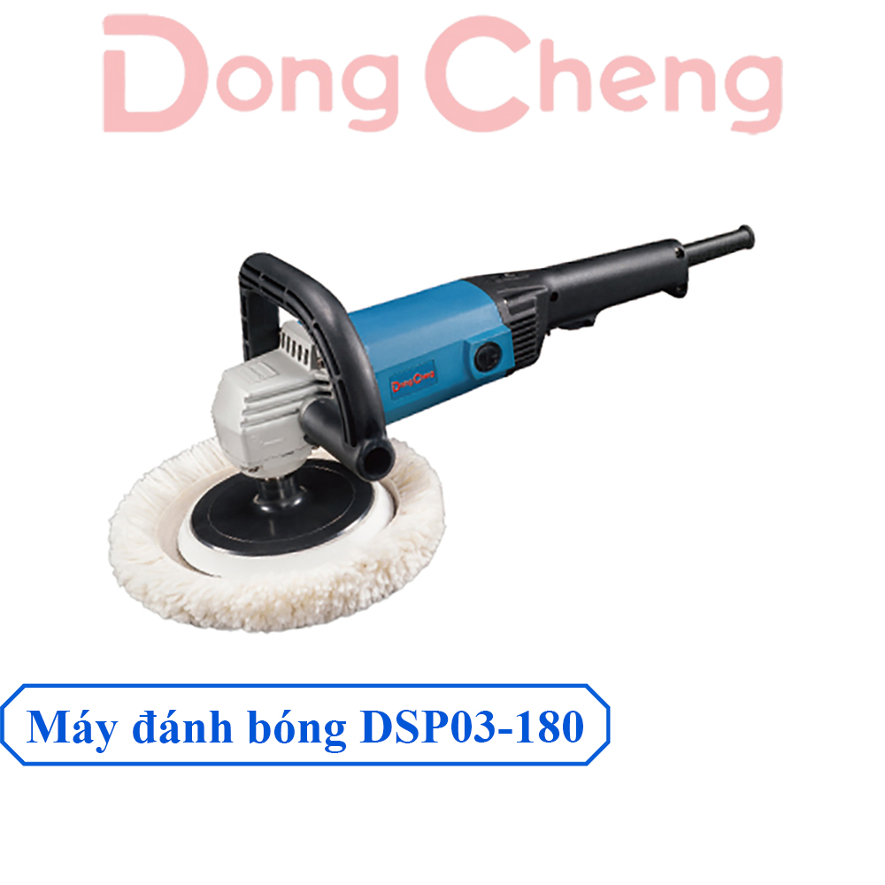 Máy đánh bóng dongcheng dsp04-180 cầm tay công suất lớn 1400w - thiết kế nhỏ gọn và có mô tơ chổi than