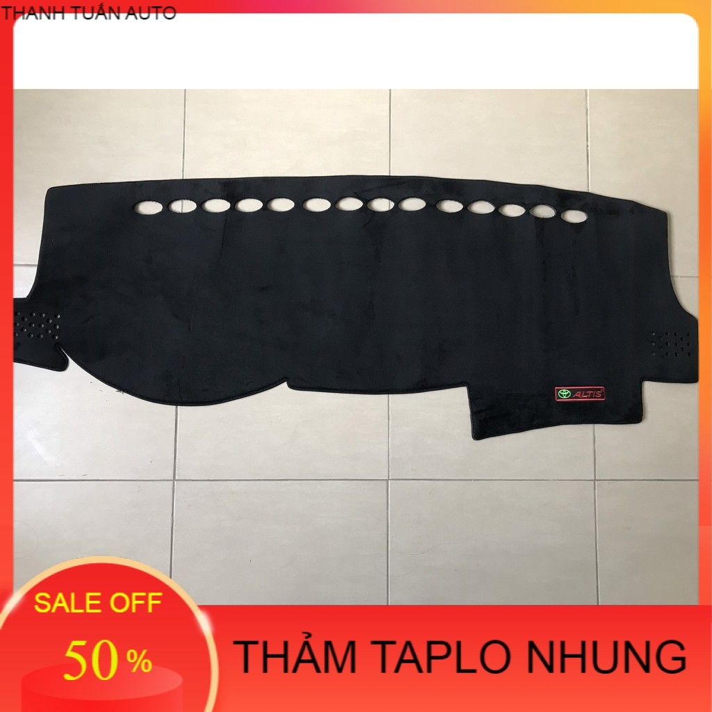 Thảm Che Nắng Taplo Ô Tô Nhung 3 Lớp Chống Trượt COROLLA ALTIS 2003-2008