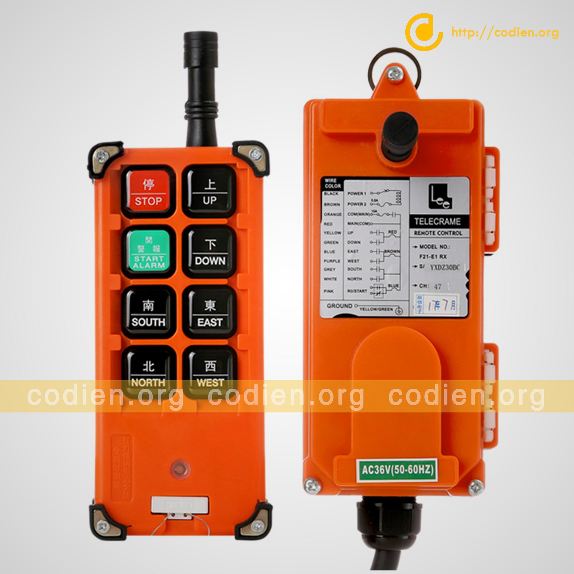 Bộ điều khiển cẩu trục từ xa F21-E1B