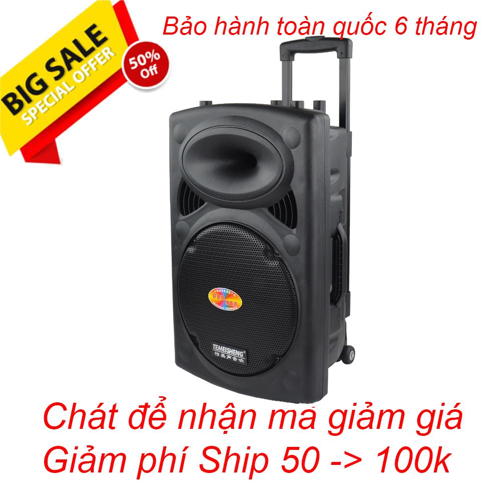 Loa kéo di động temeisheng dp-297l Tặng 2 micro không dây
