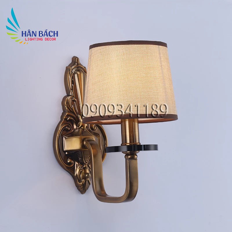 Đèn treo tường pha lê phòng khách phòng bếp phòng ngủ hành lang - kèm bóng