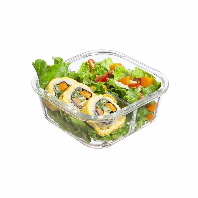 Hộp thủy tinh vuông Nikko 520ml và 800ml