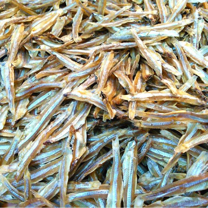Cá khô côn đảo, cá cơm khô bỏ đầu đặc sản Nha Trang đóng túi hút chân không 200Gram