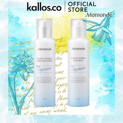 Chăm Sóc Da Mamonde Floral Hydro Ampoule Toner, Emulsion
