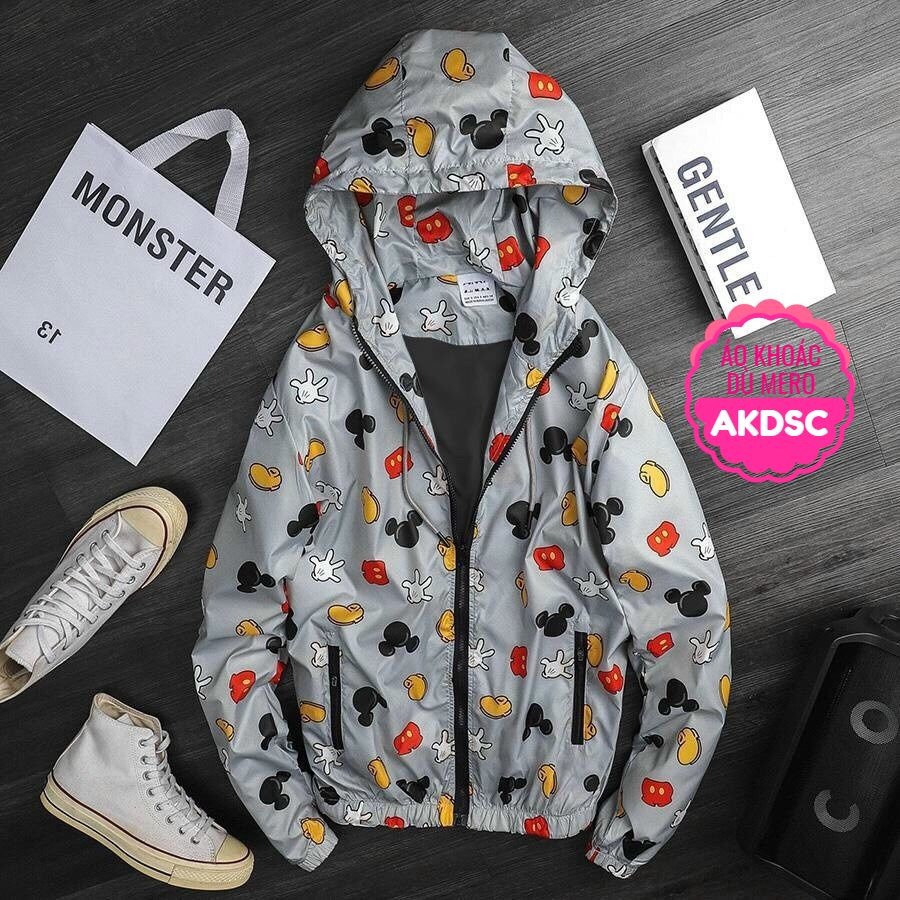 Áo khoác dù unisex ⚡ áo khoác dù mero phối ⚡100% ảnh thật⚡