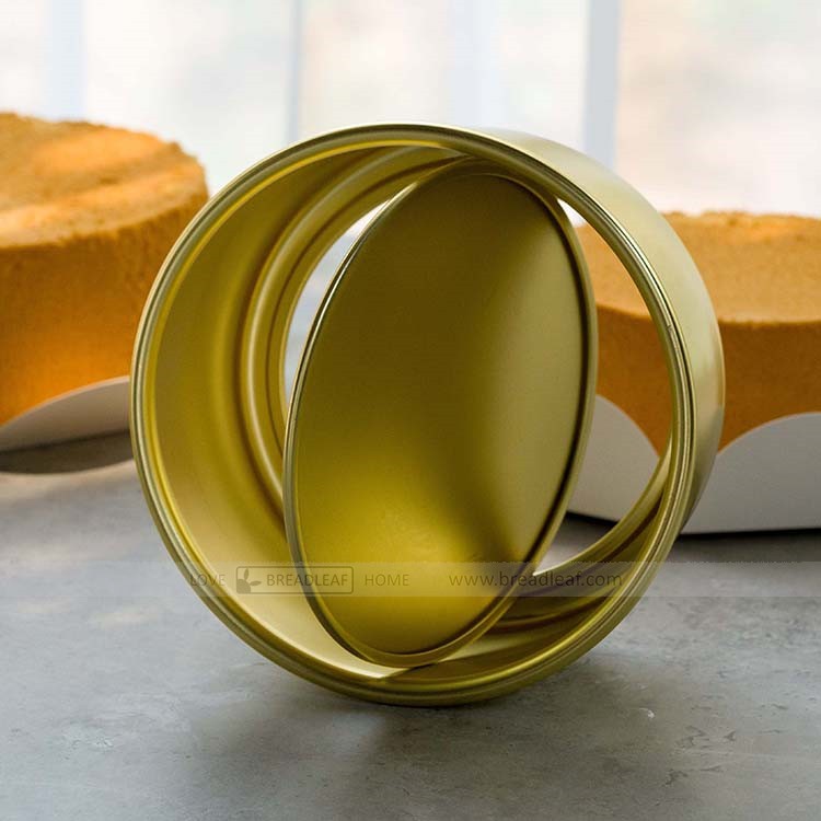 Khuôn Nhôm Vàng 8" Đế Rời Breadleaf