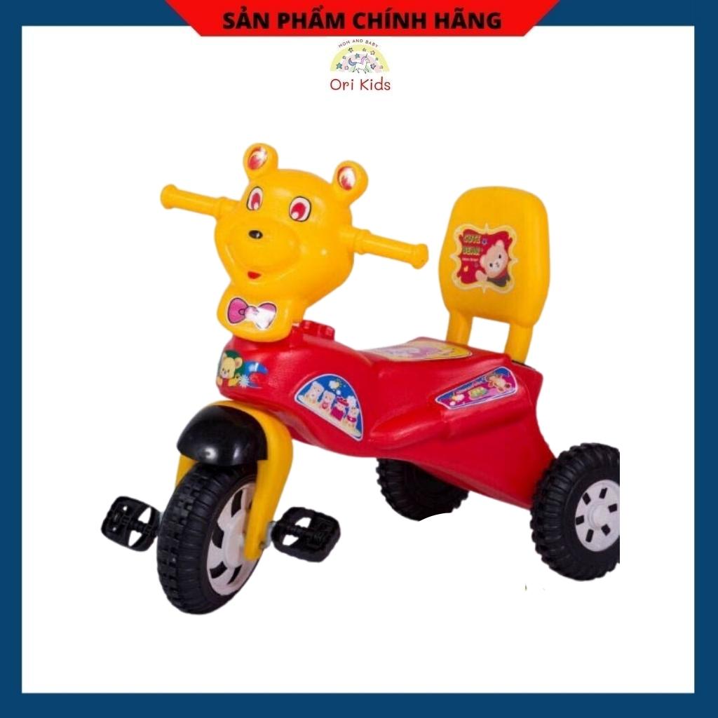 Xe thổi ba bánh đầu thú, rẻ đẹp, bền, dễ sử dụng ori kids