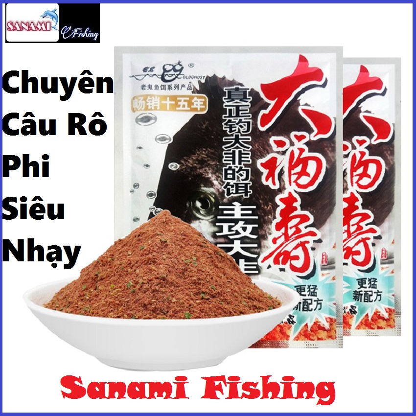 Mồi câu cá rô phi sanami fishing chuyên câu rô phi siêu nhạy - 120g cao cấp og-1