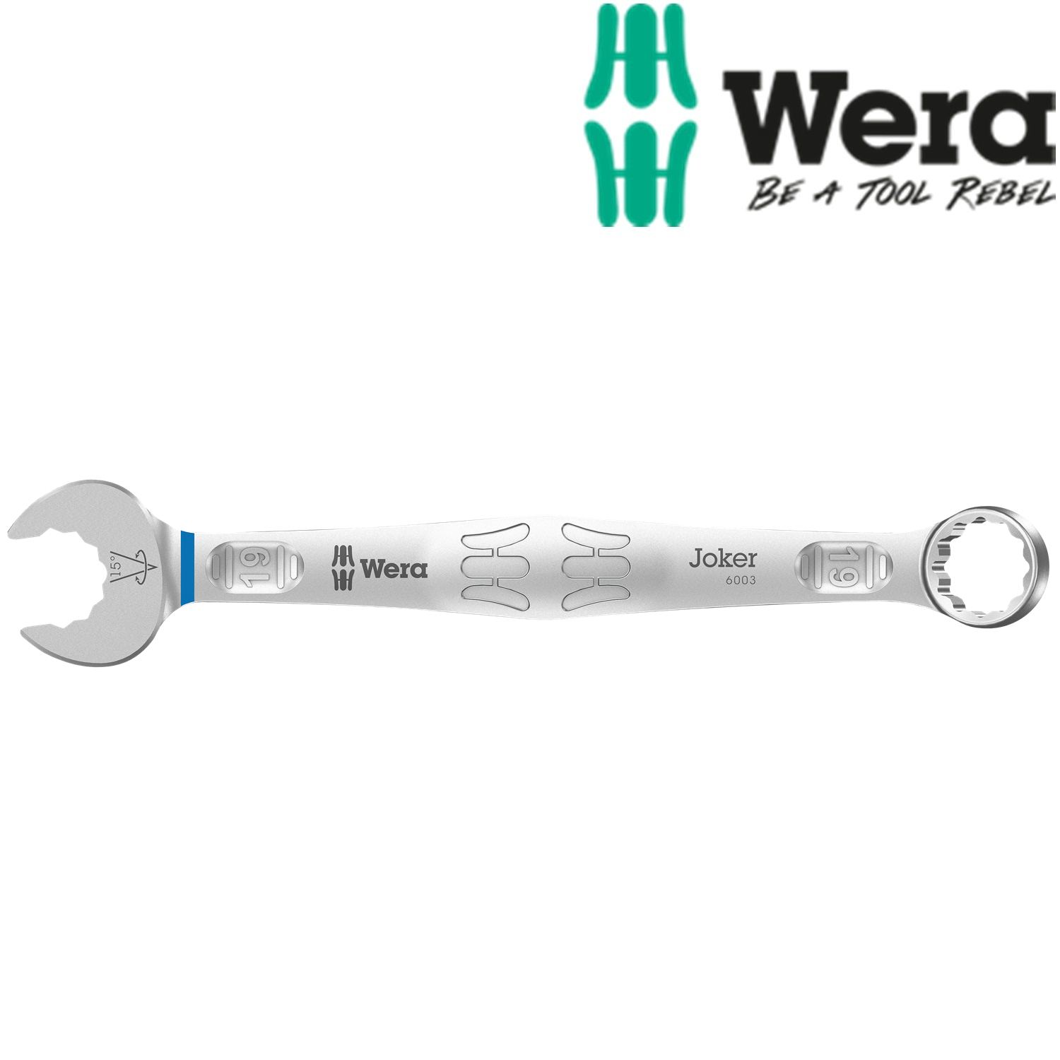 Cờ lê đầu tròng 6003 joker ring spanner 19mm x 230mm wera 05020210001