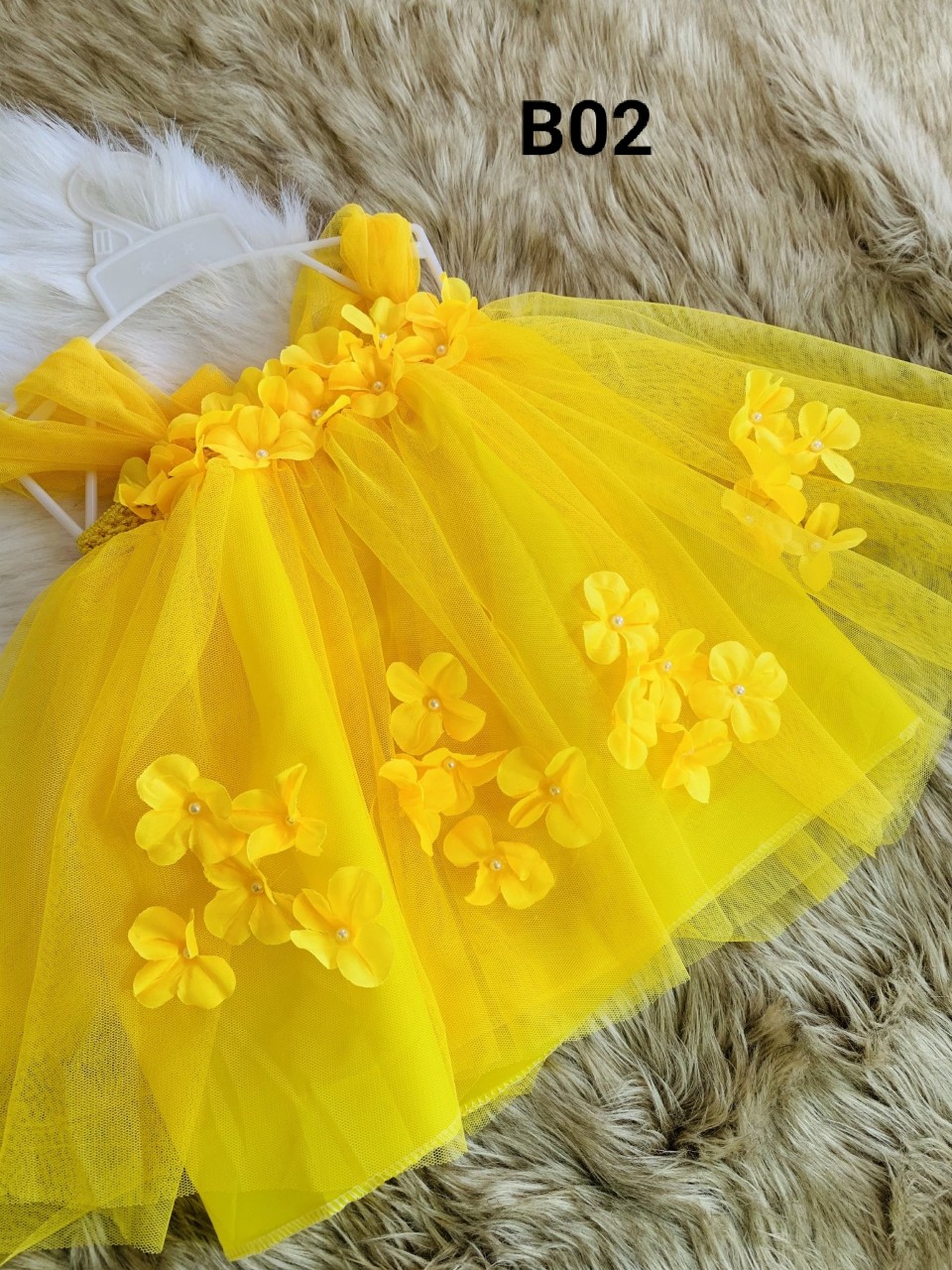 Đầm xòe công chúa, Váy công chúa siêu dễ thương cho bé gái B02 ShopMeGau09