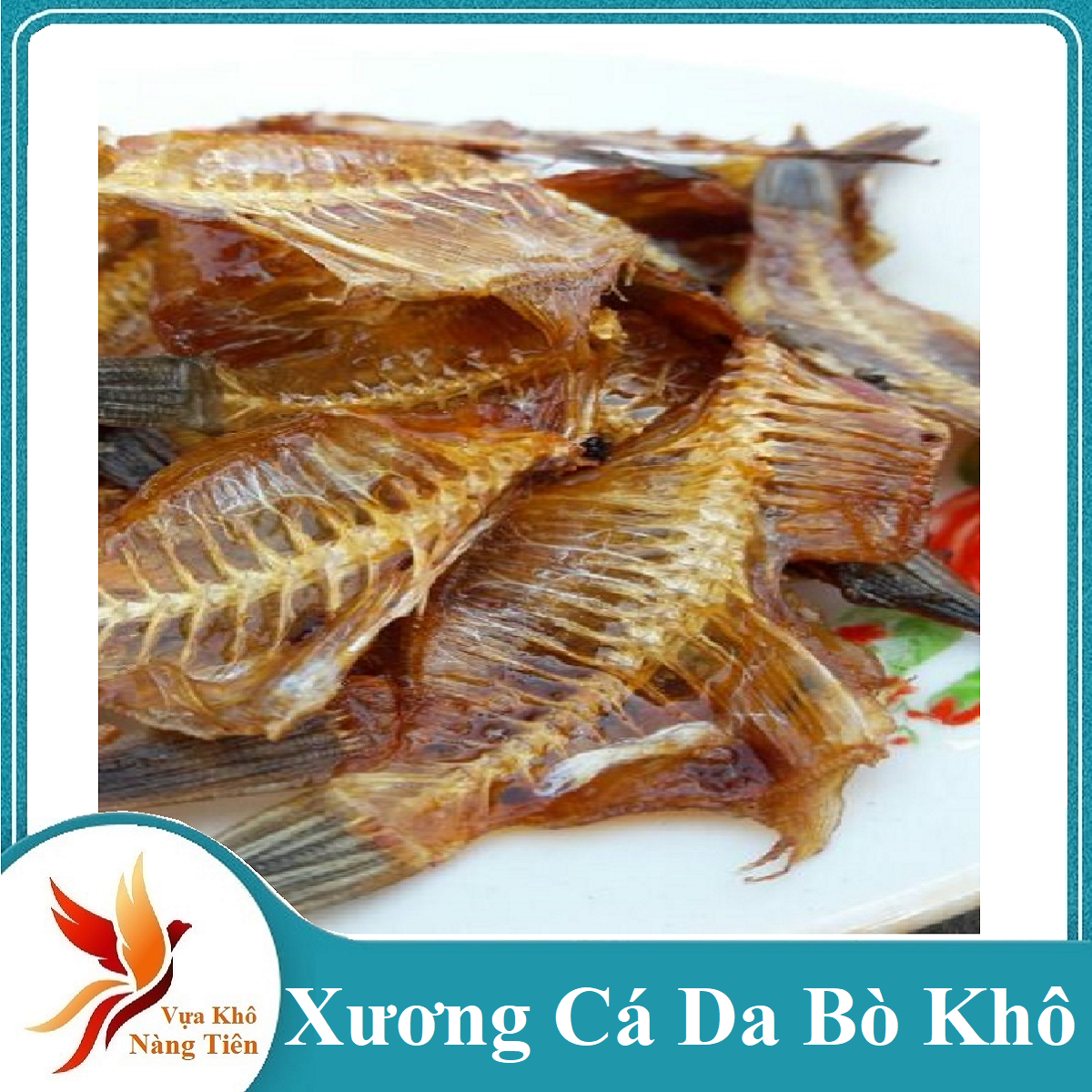 Khô xương cá da bò giòn rụm được rất nhiều con- vựa khô nàng tiên