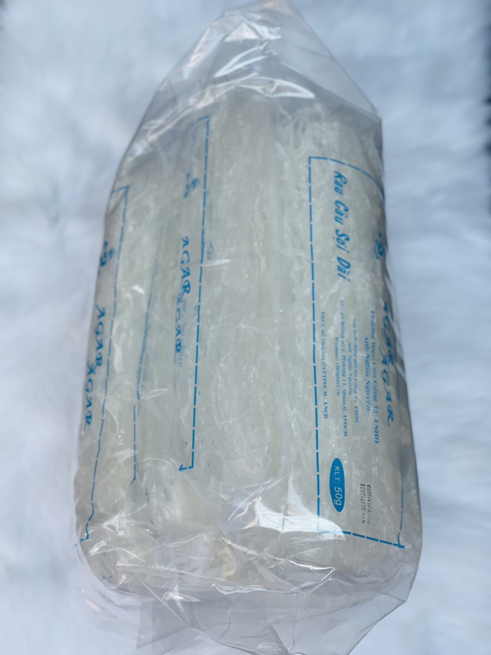 Rau câu sợi dài thương hiệu ANN - SỈ (10 gói x 50gr) = 500gr - Đảm bảo chất lượng